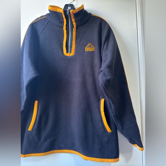 Vintage Kappa Men’s Quarter Zip Sweater Pullover Sz L - Picture 7 of 10
